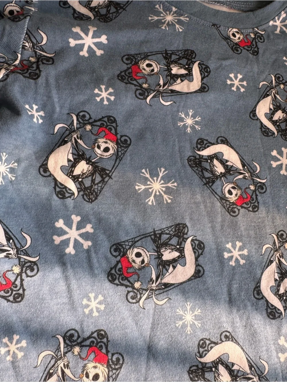 Disney Blue Penguin and Snowflake Kids Pajama Set